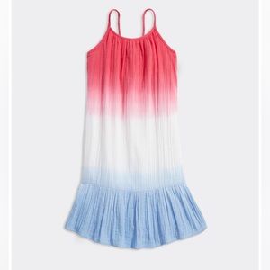Vineyard Vines Girls' Double Gauze Dip-Dye Dress
